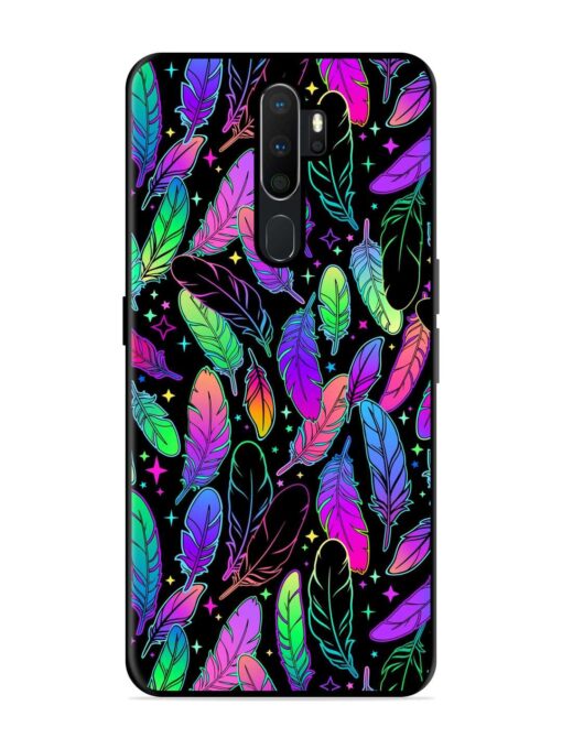 Bright Multi Colored Seamless Glossy Metal Phone Cover for Oppo A5 (2020) Zapvi