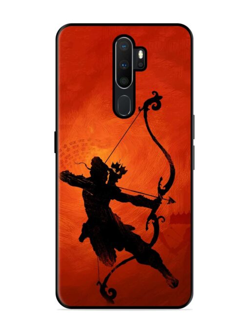 Illustration Lord Rama Glossy Metal Phone Cover for Oppo A5 (2020)