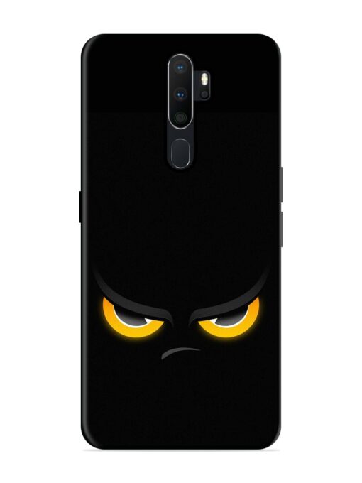 Scary Yellow Eye Glossy Metal TPU Phone Cover for Oppo A5 (2020) Zapvi