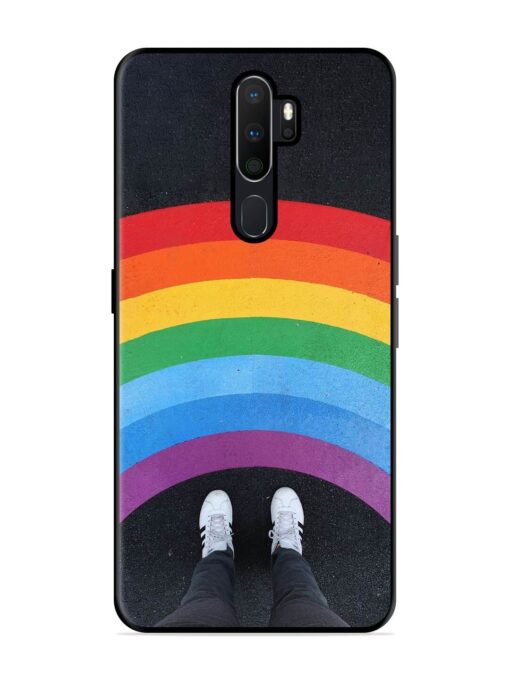 Legs Rainbow Glossy Metal TPU Phone Cover for Oppo A5 (2020) Zapvi