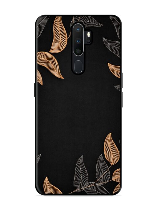 Foliage Art Glossy Metal Phone Cover for Oppo A5 (2020) Zapvi