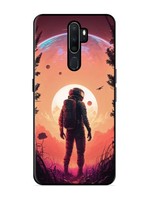 Red Sky At Morning Glossy Metal Phone Cover for Oppo A5 (2020) Zapvi