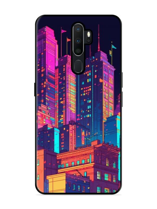 City View Glossy Metal Phone Cover for Oppo A5 (2020) Zapvi