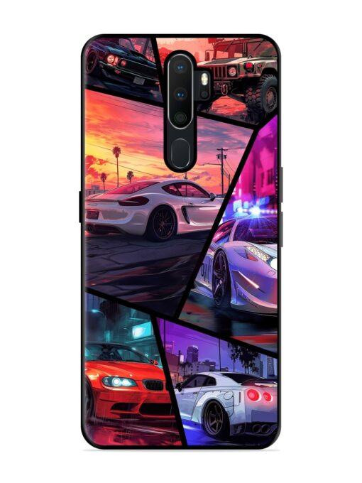 Ride In Pixels Glossy Metal Phone Cover for Oppo A5 (2020) Zapvi