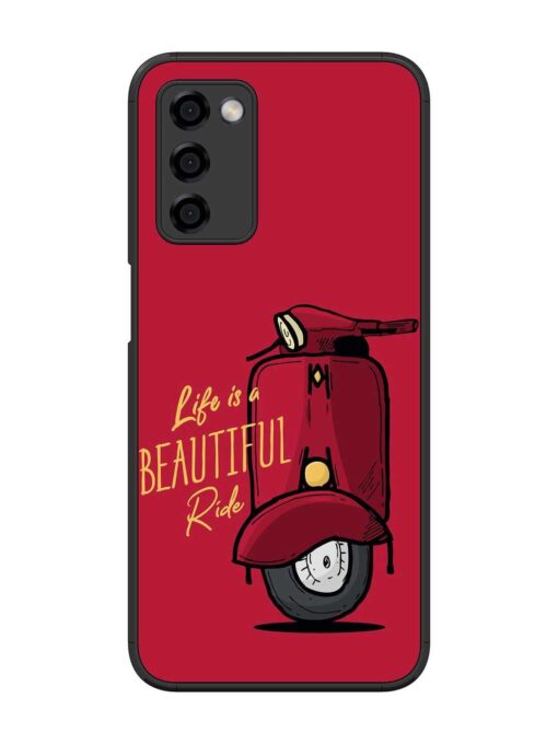 Life Is Beautiful Rides Glossy Metal Phone Cover for Oppo A53S (5G) Zapvi