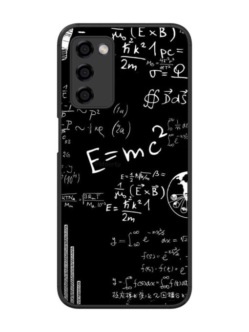 E=Mc2 Mass?Energy Equivalence Glossy Metal Phone Cover for Oppo A53S (5G) Zapvi