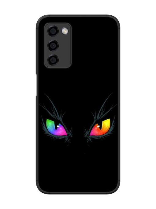 Cat Eyes Glossy Metal Phone Cover for Oppo A53S (5G) Zapvi