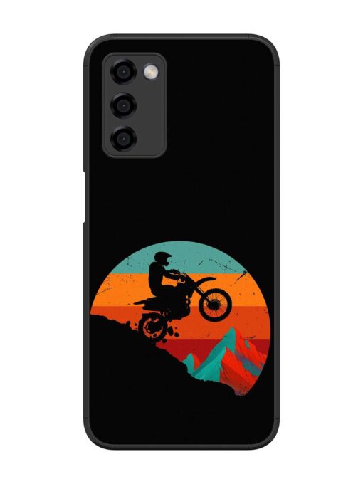 Mountain Bike Glossy Metal Phone Cover for Oppo A53S (5G) Zapvi