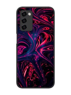 Abstract Background Glossy Metal Phone Cover for Oppo A53S (5G)