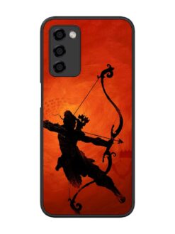 Illustration Lord Rama Glossy Metal Phone Cover for Oppo A53S (5G)