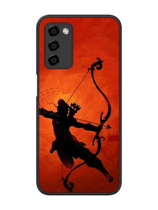 Illustration Lord Rama Glossy Metal Phone Cover for Oppo A53S (5G) Zapvi