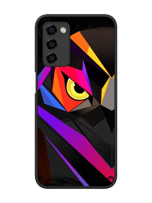 Wpap Owl Glossy Metal Phone Cover for Oppo A53S (5G) Zapvi