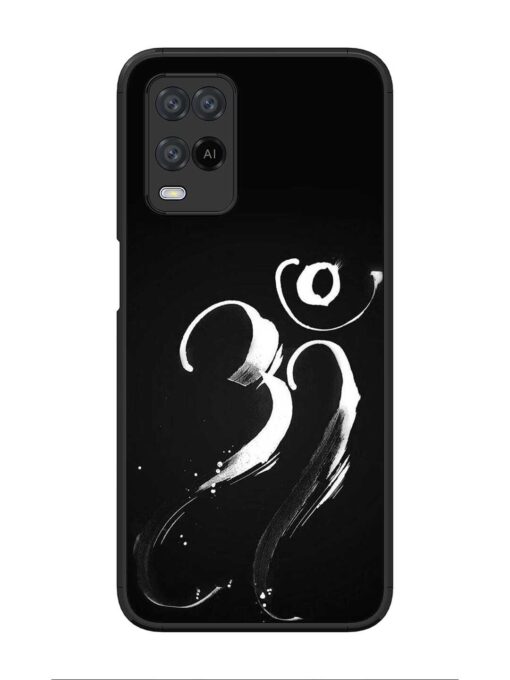 Om Logo Glossy Metal Phone Cover for Oppo A54