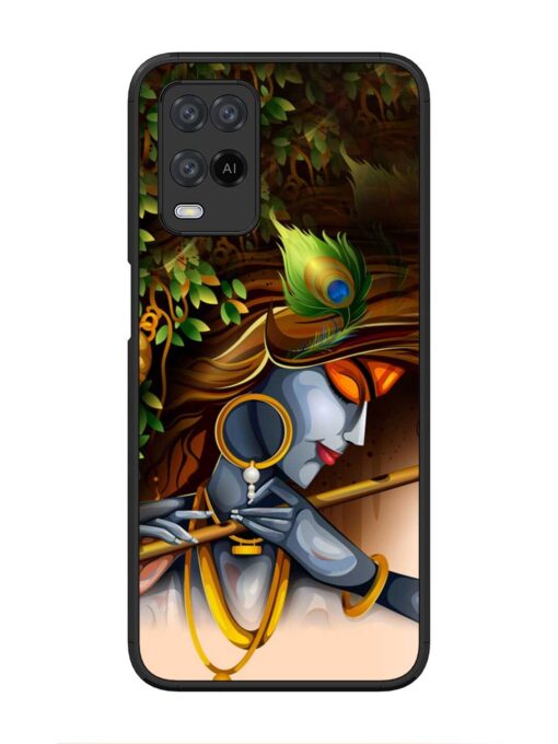 Krishna Glossy Metal Phone Cover for Oppo A54