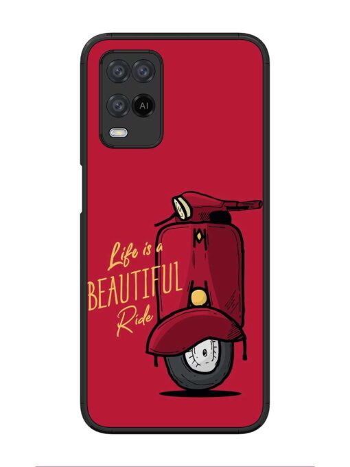 Life Is Beautiful Rides Glossy Metal Phone Cover for Oppo A54