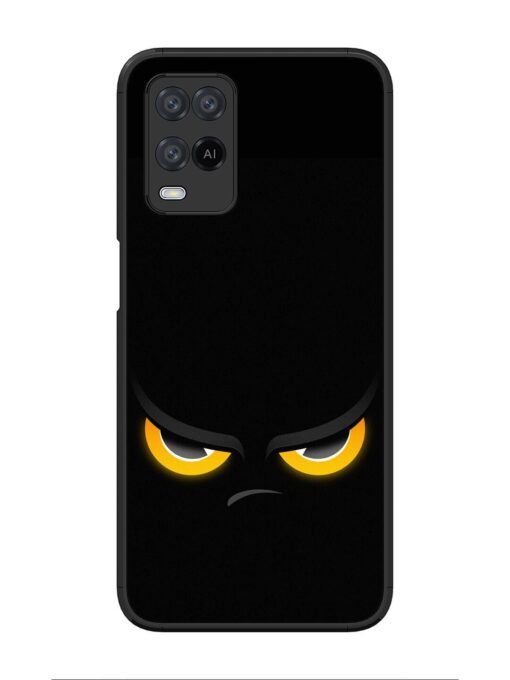 Scary Yellow Eye Glossy Metal TPU Phone Cover for Oppo A54 Zapvi