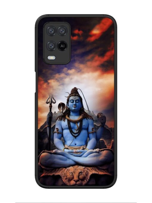 Jai Jai Shiv Glossy Metal Phone Cover for Oppo A54 Zapvi