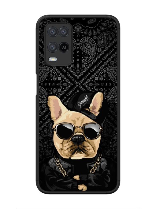 Gangsta Cool Sunmetales Dog Glossy Metal Phone Cover for Oppo A54 Zapvi