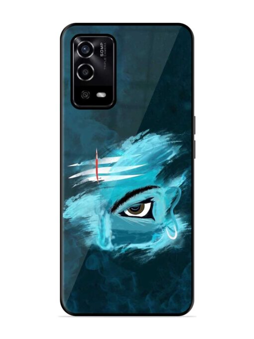 Lord Shiva Glossy Metal Phone Cover for Oppo A55 Zapvi