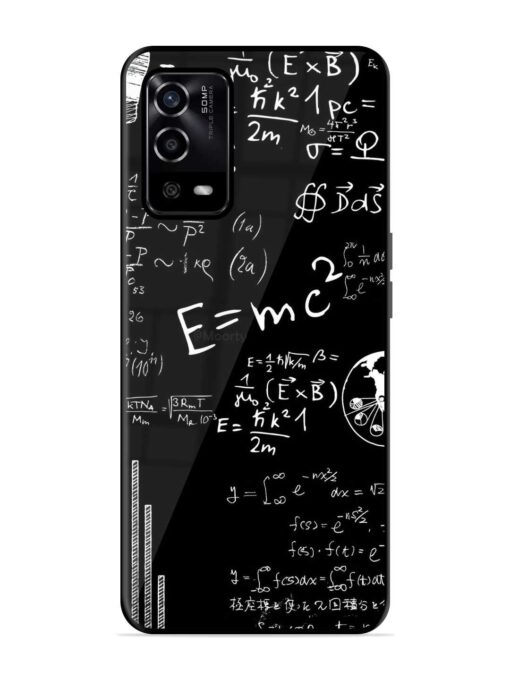 E=Mc2 Mass?Energy Equivalence Glossy Metal Phone Cover for Oppo A55