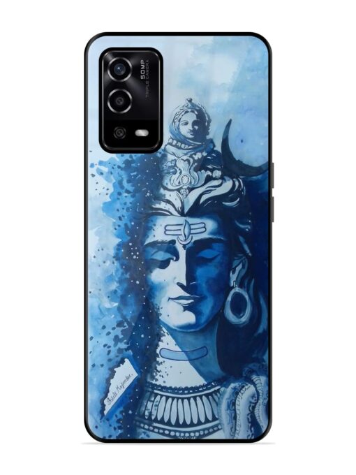 Shiv Art Glossy Metal Phone Cover for Oppo A55 Zapvi