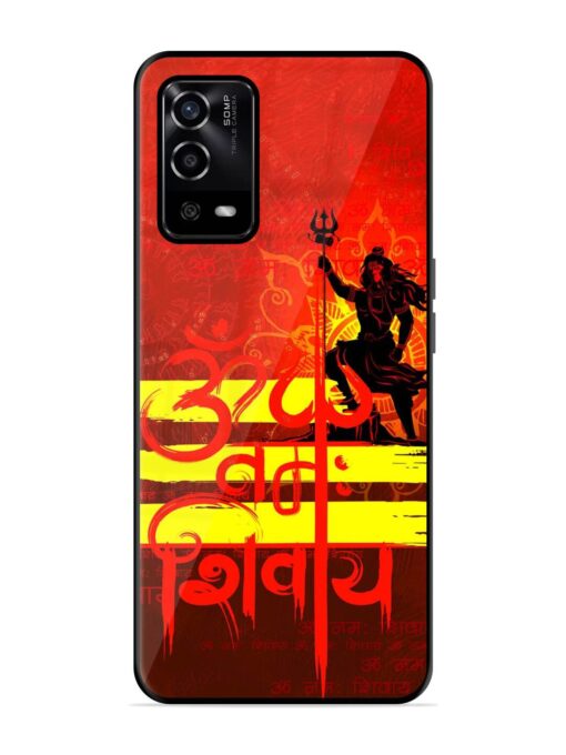 Illustration Lord Shiva Glossy Metal TPU Phone Cover for Oppo A55 Zapvi