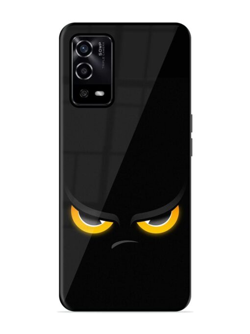 Scary Yellow Eye Glossy Metal TPU Phone Cover for Oppo A55 Zapvi