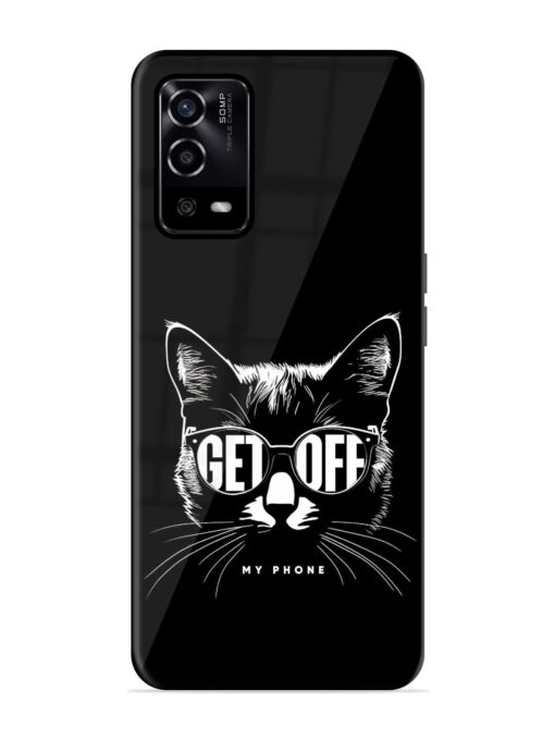 Get Off Glossy Metal TPU Phone Cover for Oppo A55 Zapvi