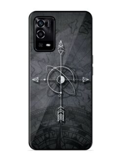 Lighting Cross Glossy Metal Phone Cover for Oppo A55