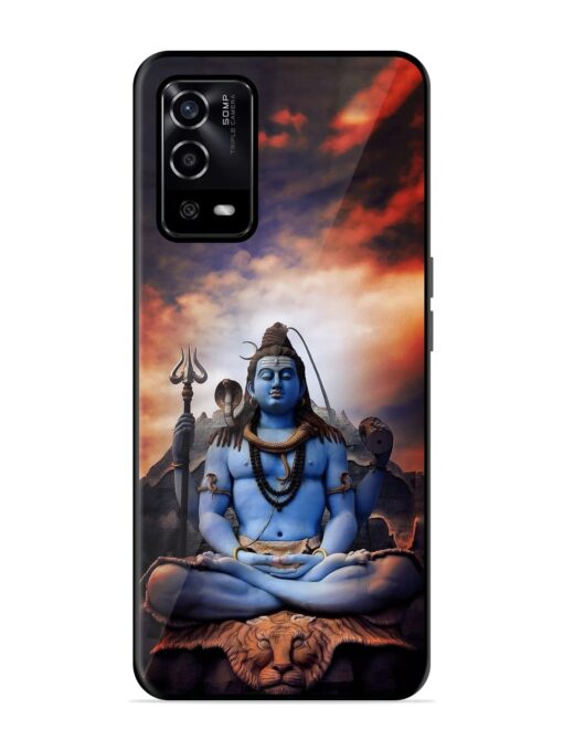 Jai Jai Shiv Glossy Metal Phone Cover for Oppo A55 Zapvi