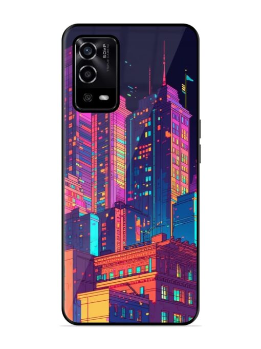 City View Glossy Metal Phone Cover for Oppo A55