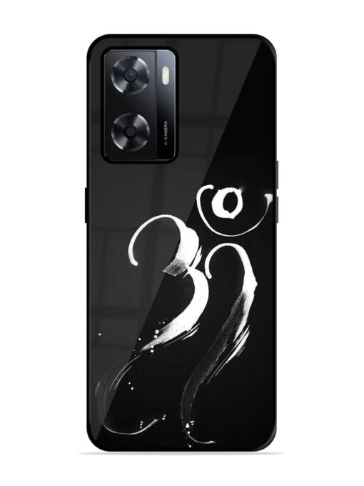 Om Logo Glossy Metal Phone Cover for Oppo A57 (4G) Zapvi