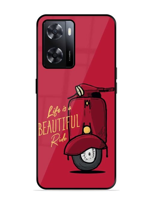 Life Is Beautiful Rides Glossy Metal Phone Cover for Oppo A57 (4G) Zapvi