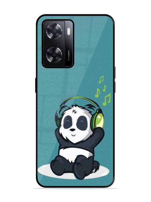 Music Panda Glossy Metal Phone Cover for Oppo A57 (4G) Zapvi