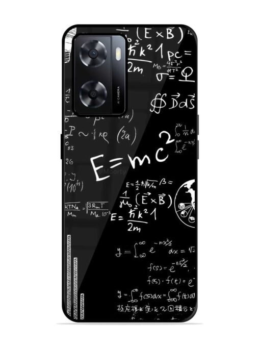 E=Mc2 Mass?Energy Equivalence Glossy Metal Phone Cover for Oppo A57 (4G) Zapvi