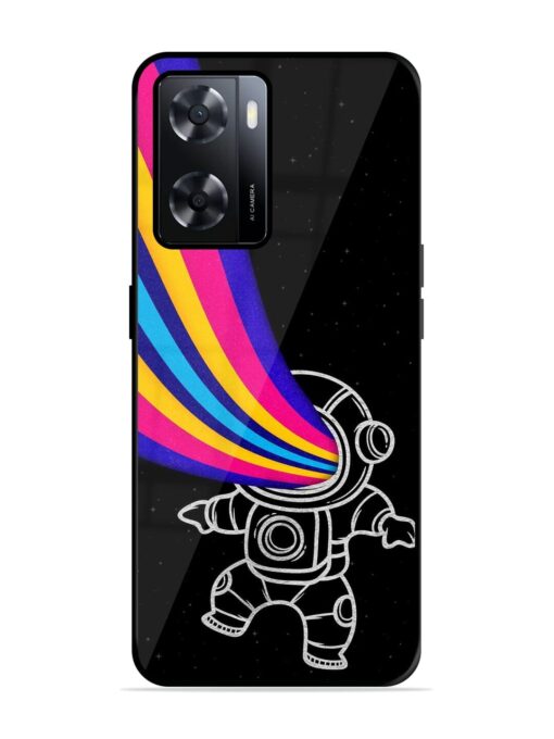 Astronaut Glossy Metal TPU Phone Cover for Oppo A57 (4G) Zapvi