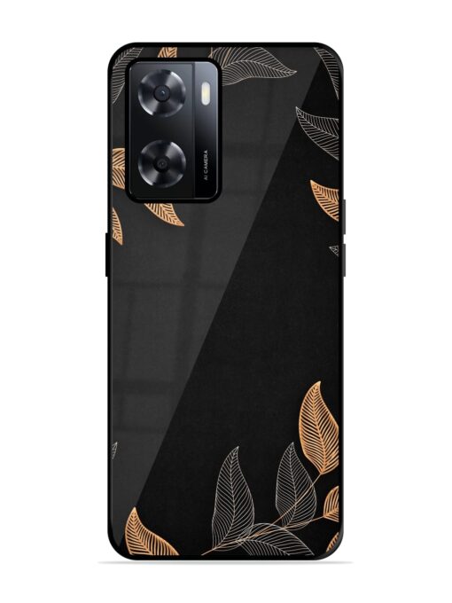 Foliage Art Glossy Metal Phone Cover for Oppo A57 (4G) Zapvi