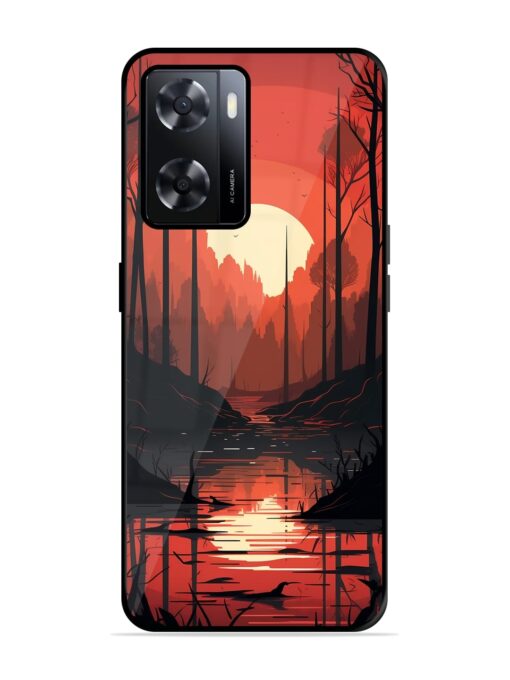 Natural Landscape Glossy Metal Phone Cover for Oppo A57 (4G) Zapvi