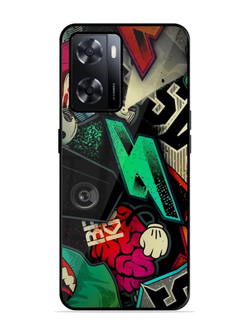 Graffiti Art Glossy Metal Phone Cover for Oppo A57 (4G) Zapvi