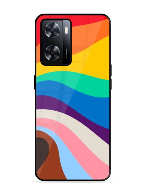 Minimal Pride Art Glossy Metal Phone Cover for Oppo A57 (4G) Zapvi