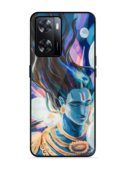 Bhagwan Sri Krishna Glossy Metal Phone Cover for Oppo A57 (4G)