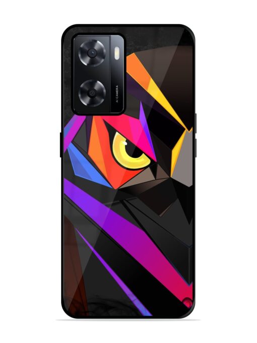 Wpap Owl Glossy Metal Phone Cover for Oppo A57 (4G)