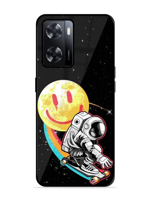 Astronaut Art Glossy Metal Phone Cover for Oppo A57 (4G) Zapvi