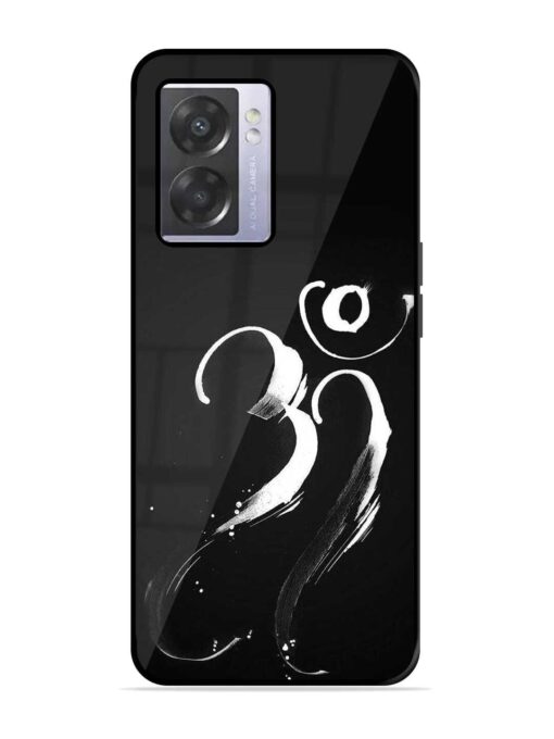 Om Logo Glossy Metal Phone Cover for Oppo A57 (5G)