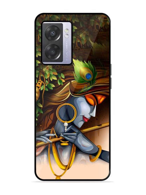 Krishna Glossy Metal Phone Cover for Oppo A57 (5G) Zapvi