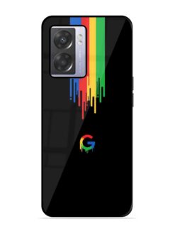 Google Logo Glossy Metal Phone Cover for Oppo A57 (5G)