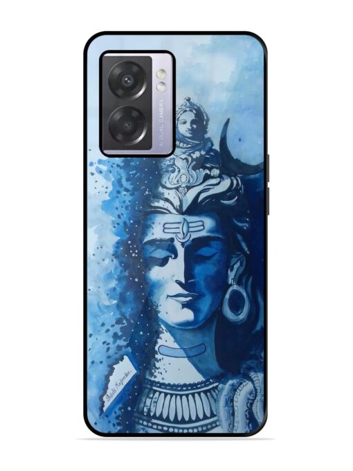 Shiv Art Glossy Metal Phone Cover for Oppo A57 (5G) Zapvi