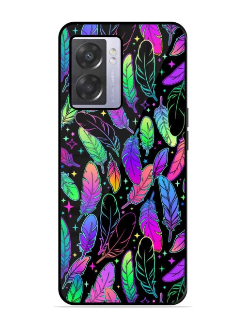 Bright Multi Colored Seamless Glossy Metal Phone Cover for Oppo A57 (5G) Zapvi