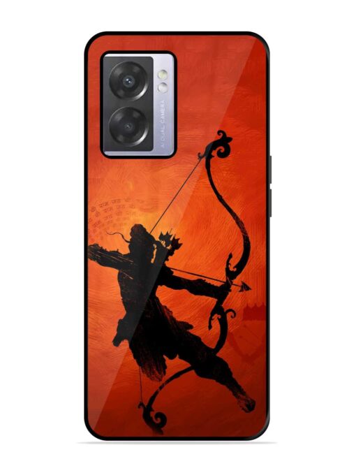 Illustration Lord Rama Glossy Metal Phone Cover for Oppo A57 (5G)