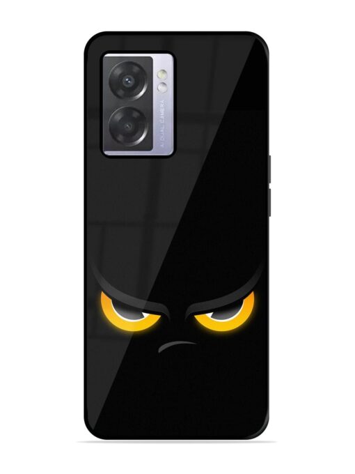 Scary Yellow Eye Glossy Metal TPU Phone Cover for Oppo A57 (5G) Zapvi